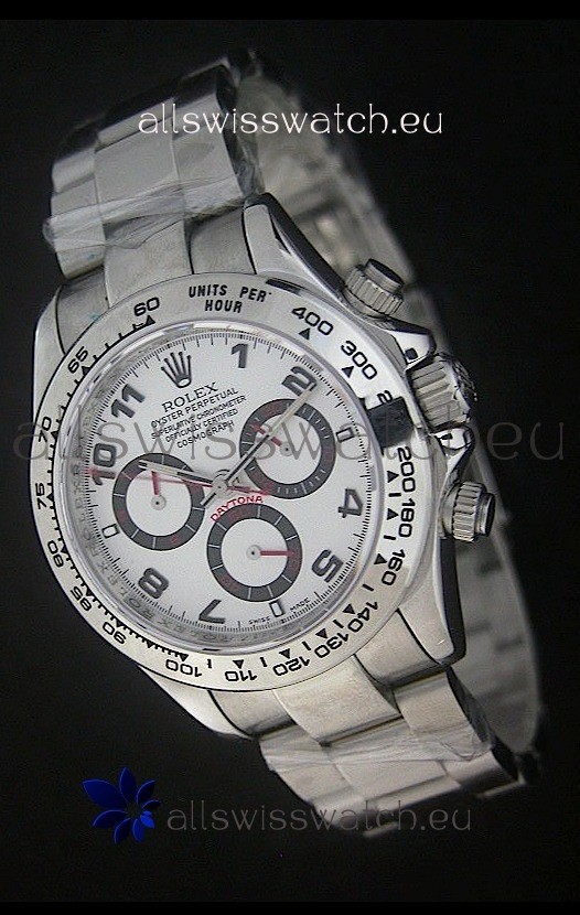 Rolex Daytona Cosmograph Swiss Replica Stainless Steel Watch 