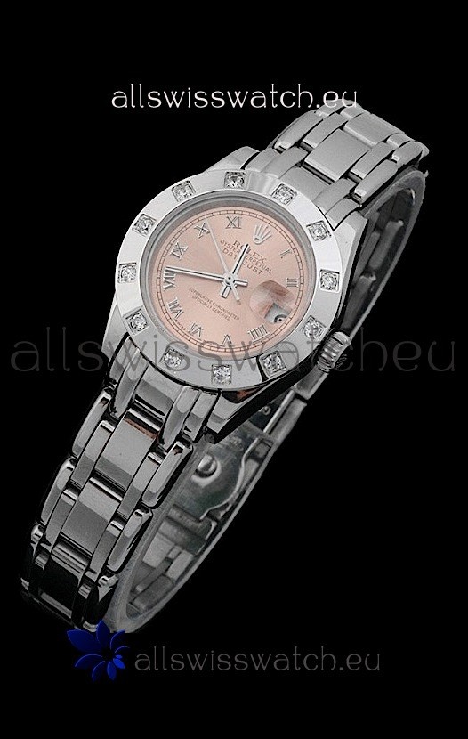 Rolex Datejust Ladies Swiss Replica Ladies Watch in Champagne Dial