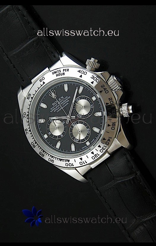 Rolex Daytona Japanese Replica Steel Watch in Silver Subdials