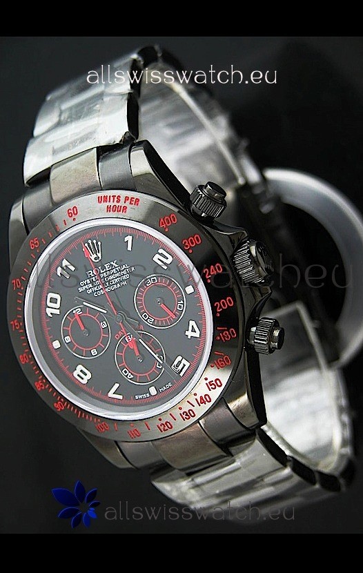 Rolex Daytona Cosmograph Swiss Replica Black PVD Watch 