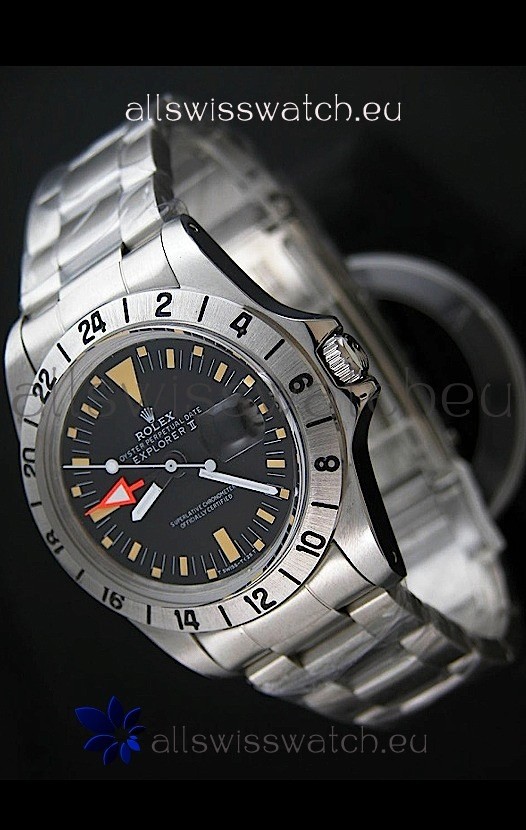 Rolex Explorer II Japanese Replica Automatic Watch Vintage Style