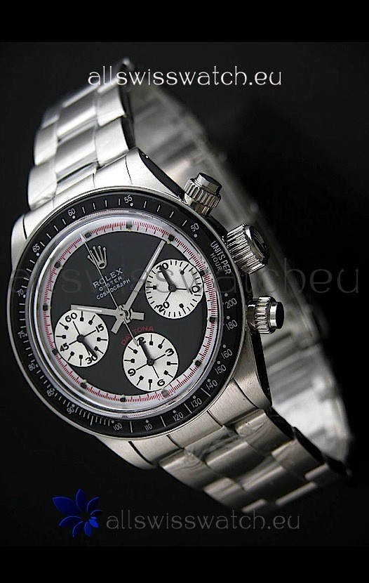 Rolex Oyster Cosmograph Swiss Replica Watch in Black Dial