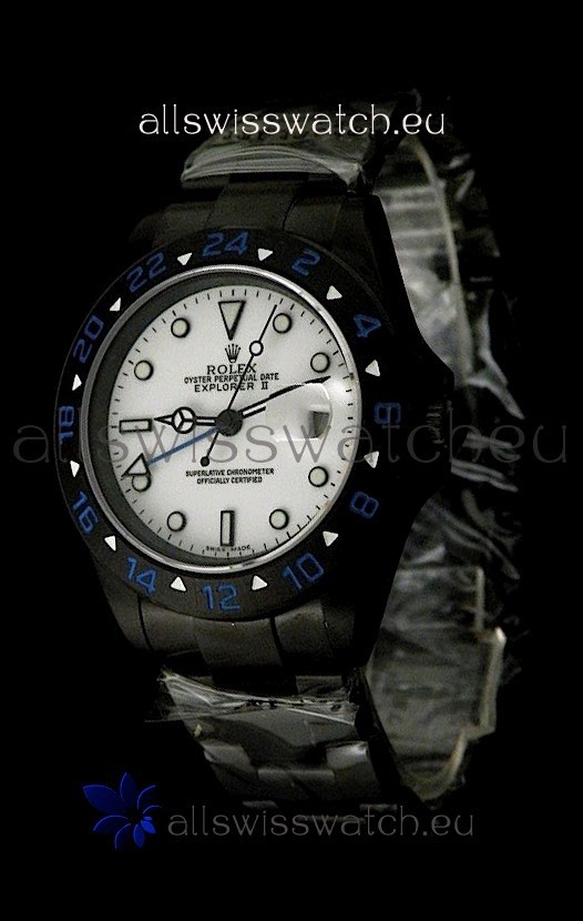 Rolex Project X Explorer II Japanese Replica PVD Watch