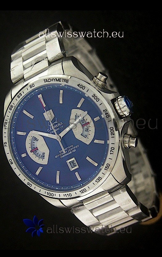 Tag Heuer Grand Carrera Calibre Japanese Watch in Black Dial