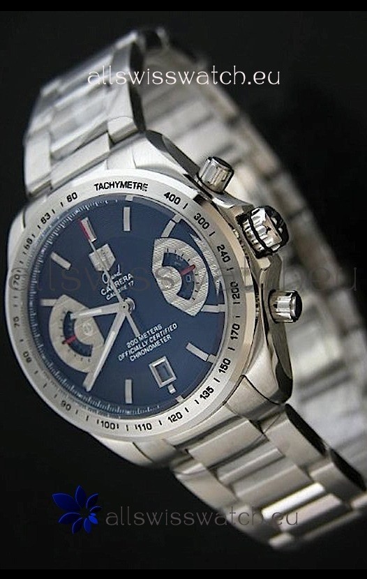 Tag Heuer Grand Carrera Calibre 17 Japanese Ladies Watch in Black Dial