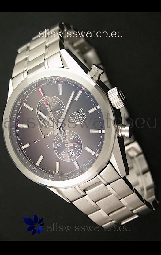 Tag Heuer Carrera Quartz Japanese Replica Watch in Brown Dial