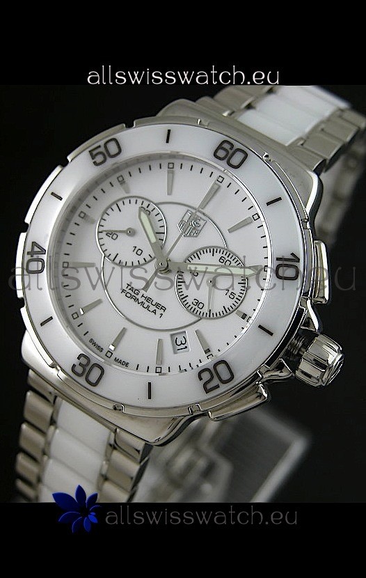 Tag Heuer Formula 1 Chronograph Swiss Replica Ceramic Ladies Watch