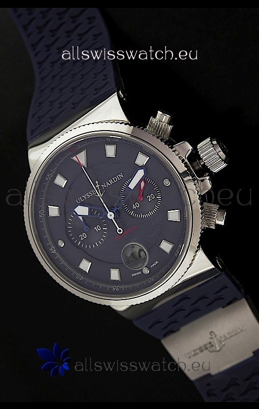 Ulysse Nardin Marine Blue Seal Chronograph Swiss Watch