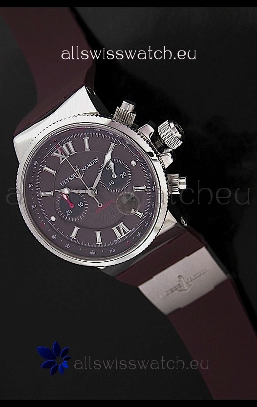 Ulysse Nardin UN No.250 Swiss Automatic Watch in Chocolate Dial