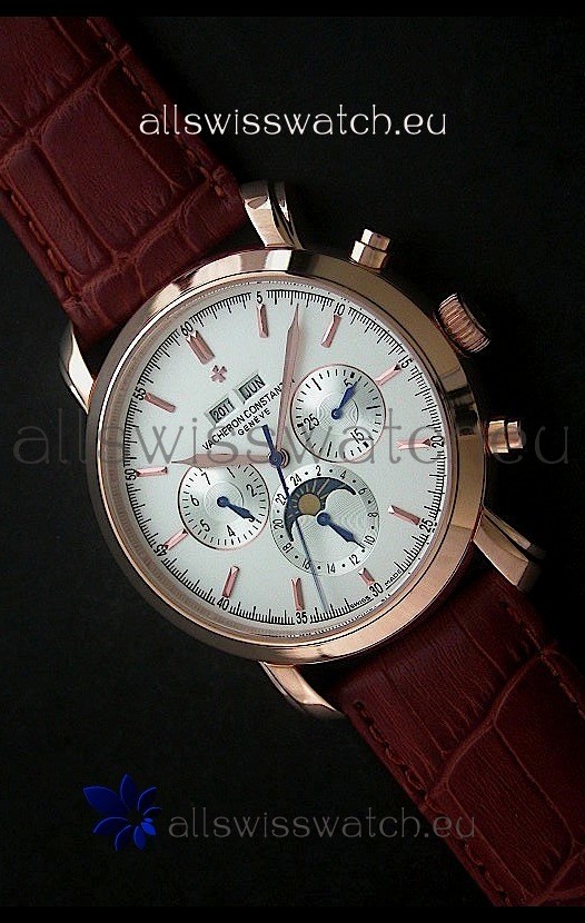 Vacheron Constantin Perpetual Calendar Japanese Watch in Rose Gold