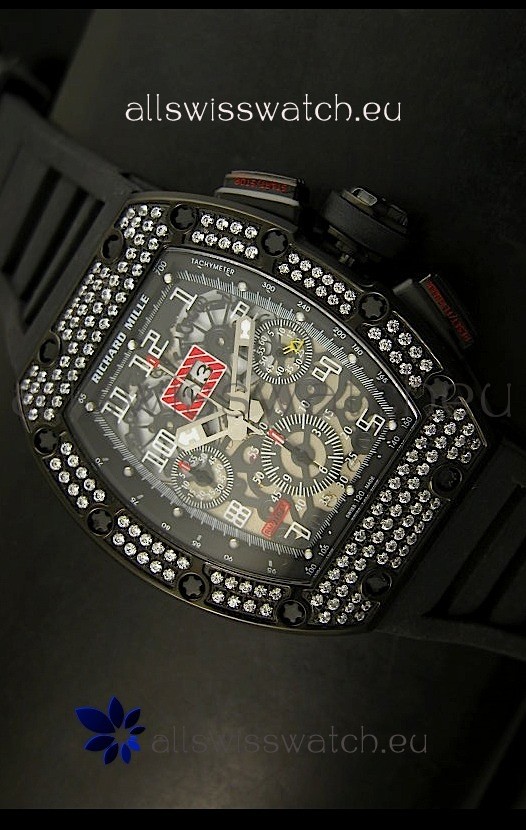 Richard Mille Filippe Massa Edition Titanium Swiss Watch in PVD Case