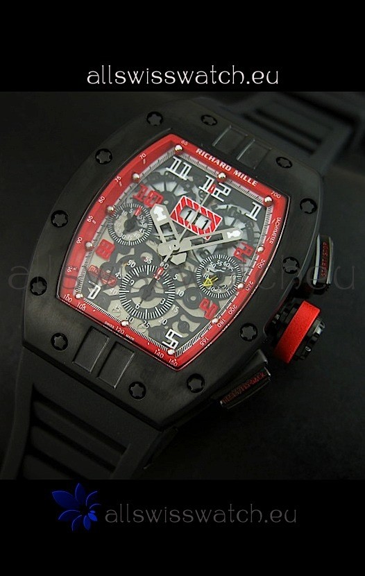 Richard Mille RM011 Filipe Massa PVD Casing Edition Swiss Replica Watch