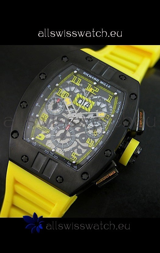 Richard Mille RM011 Filipe Massa Texas GP PVD Casing Edition Swiss Replica Watch