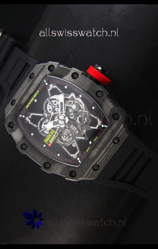 Richard Mille RM35-01 Rafael Nadal Edition Swiss Replica Watch in Black Indexes