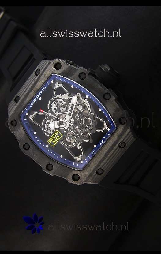 Richard Mille RM35-01 Rafael Nadal Edition Swiss Replica Watch in Blue Indexes