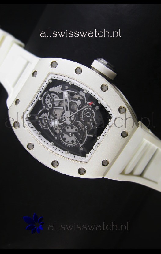 Richard Mille RM055 Bubba Watson Swiss Replica Watch in White