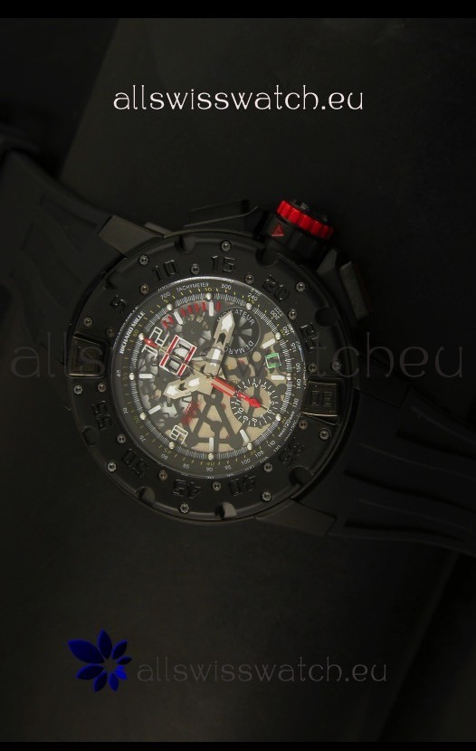 Richard Mille RM032 Swiss Replica Watch in PVD Coating