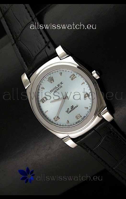 Rolex Cellini Japanese Replica Watch in Silver Dial