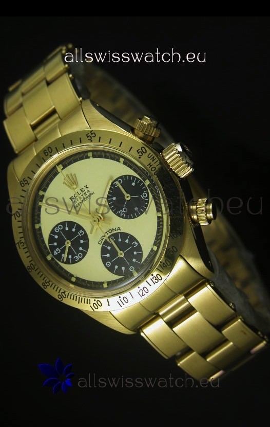 Rolex Daytona 6263 Cosmograph Gilt Gold Dial in Gold Case