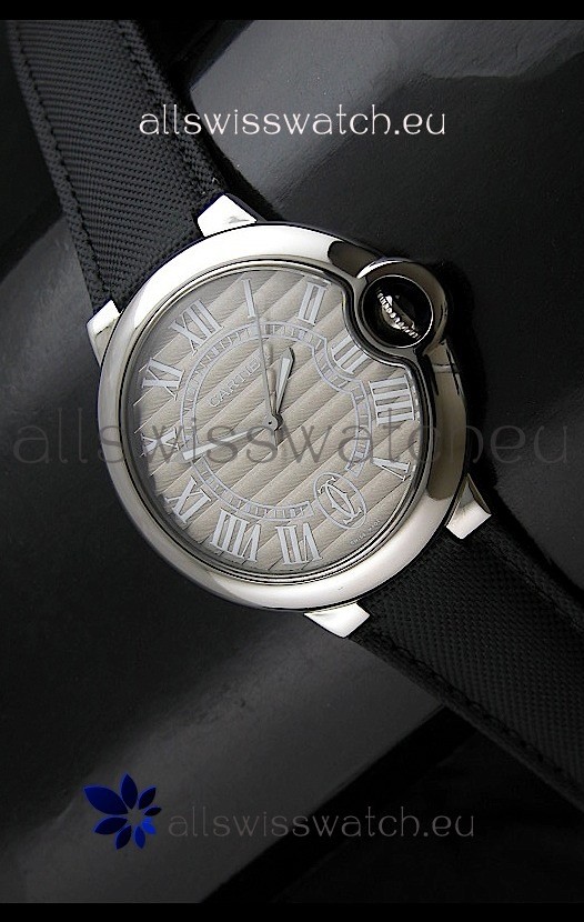Cartier Ballon de Swiss Replica Automatic Watch in Grey Dial
