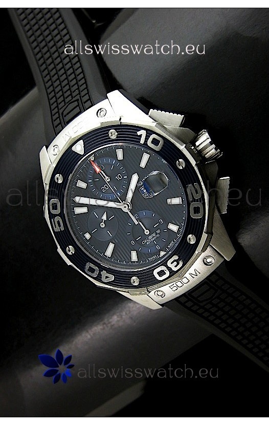 Tag Heuer Aquaracer Calibre 16 Swiss Watch in Dark Blue Dial