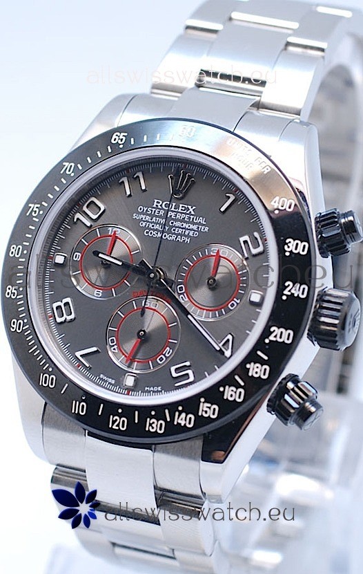 Rolex Project X Daytona Limited Edition Series II Cosmograph MonoBloc Cerachrom Swiss Watch in Grey Dial