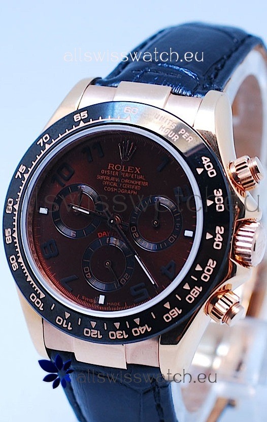 Rolex Daytona Chronograph MonoBloc Cerachrom Bezel Swiss Replica Watch