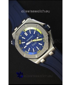 Audemars Piguet Royal Oak Offshore Diver Japanese Automatic Replica Watch in Dark Blue