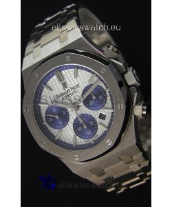 Audemars Piguet Royal Oak Chronograph White Dial Steel Strap Swiss Replica Watch 