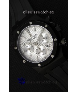 Audemars Piguet Royal Oak Chronograph Silver Toned Dial White Subdials Swiss Replica Watch