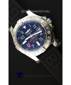 Breitling Avenger II GMT Swiss Replica Watch in Black Dial 1:1 Mirror Replica Version