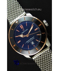 Breitling SuperOcean Heritage II B20 44MM Black Dial Two Tone Bezel 1:1 Mirror Replica