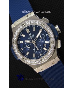 Hublot Big Bang Blue Steel Blue Dial Swiss Replica Watch 1:1 Mirror Replica