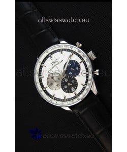 IWC Schaffhausen Japanese Replica Watch Quartz Movement in White Dial 