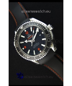 Omega Seamaster Planet Ocean Swiss Black Strap Replica 45MM 1:1 Ultimate Edition Watch 