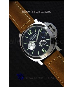 Panerai Luminor Power Reserve Japanese Replica Watch in Steel Case