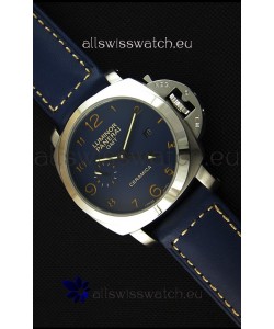 Panerai Luminor Marina GMT Ceramica Stainless Steel Japanese Replica Watch 