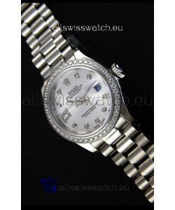 Rolex Datejust Ladies Star Diamonds Markers Swiss Watch CAL.2236 Movement 1:1 Mirror Replica