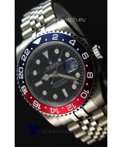 Rolex GMT Masters II 116719BLRO Pepsi Bezel Cal.3186 Movement Swiss Replica - Ultimate 904L Steel Watch 