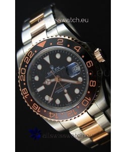 Rolex GMT Masters II 126711CHNR Everose Gold Oyster Steel Swiss Replica 1:1 Mirror Watch