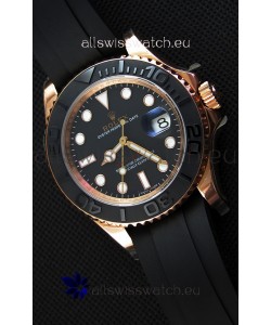 Rolex Yachtmaster 116655 Everose 40MM Cal.3135 Swiss 1:1 Ultimate 904L Steel Watch 