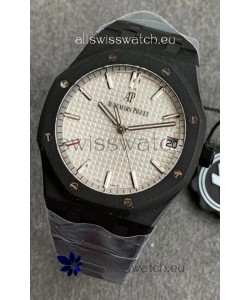 Audemars Piguet Royal Oak 15500 PVD Coated Swiss Replica Watch 3120 Swiss Movement - White Dial