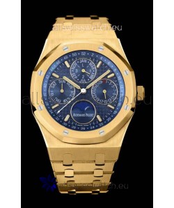 Audemars Piguet Royal Oak Perpetual Calendar Swiss Replica 904L Steel in Yellow Gold Casing