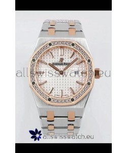 Audemars Piguet Royal Oak 33MM Two Tone Casing White Dial 1:1 Mirror Replica Watch
