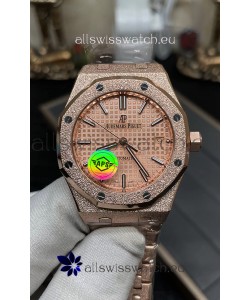 Audemars Piguet Royal Oak 37MM Frosted Casing Watch in 3120 Movement - 1:1 Mirror Replica
