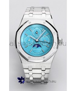 Audemars Piguet Royal Oak Perpetual Calendar Swiss Replica 904L Steel - Tiffany Blue Dial