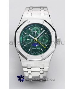 Audemars Piguet Royal Oak Perpetual Calendar Swiss Replica 904L Steel - Green Dial 