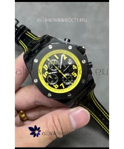 Audemars Piguet Royal Oak Offshore Bumble Bee Chronograph Black Dial - Forged Carbon Casing