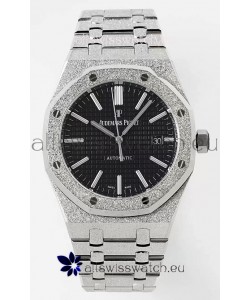 Audemars Piguet Royal Oak 15410BC 41MM Black Dial 904L Steel CALIBRE 3120 Movement 1:1 Mirror Replica