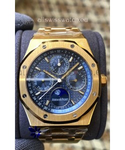 Audemars Piguet Royal Oak Perpetual Calendar Swiss Replica 904L Steel in Yellow Gold Casing